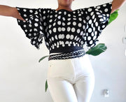 Polka Dot Crop Top - Multiple Colors Available Dazzled By B