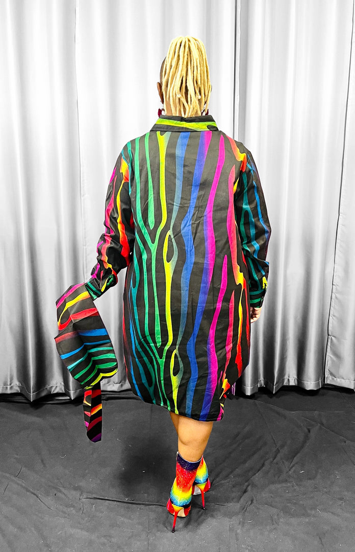 Rainbow Hi Low Tunic Dazzled By B