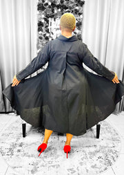 The Black Night High Low Dress/Top Dazzled By B