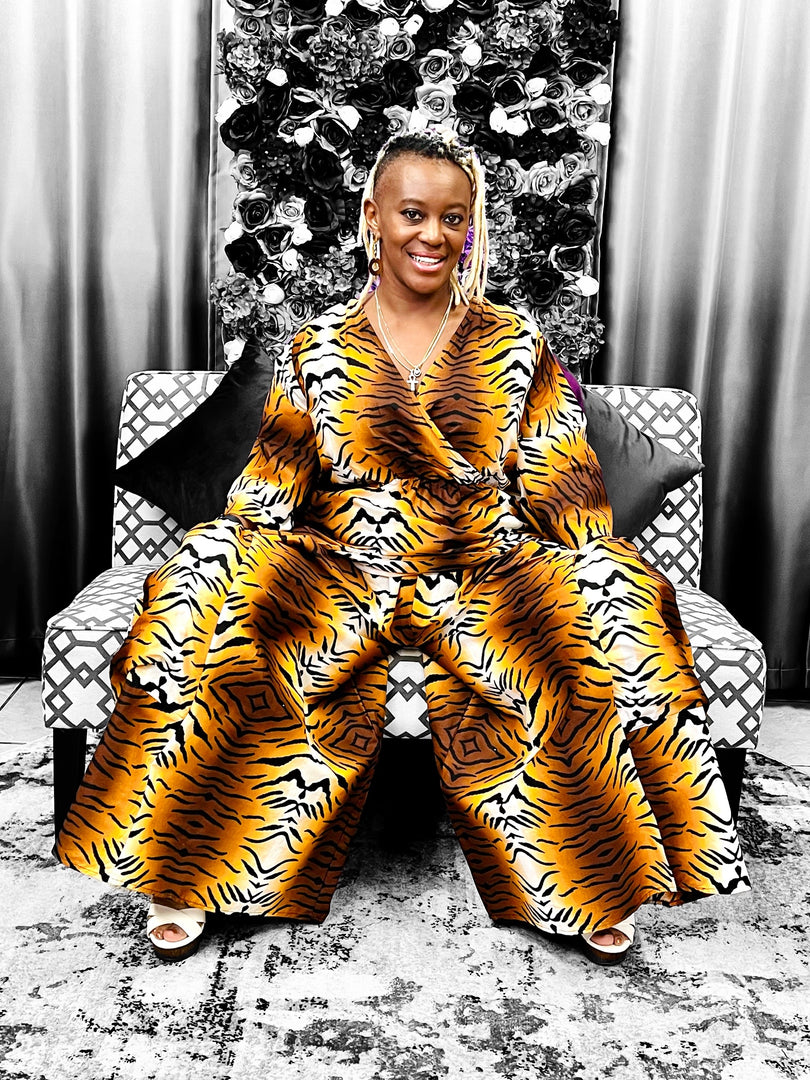The Leopard Print Pant Set Dazzled By B