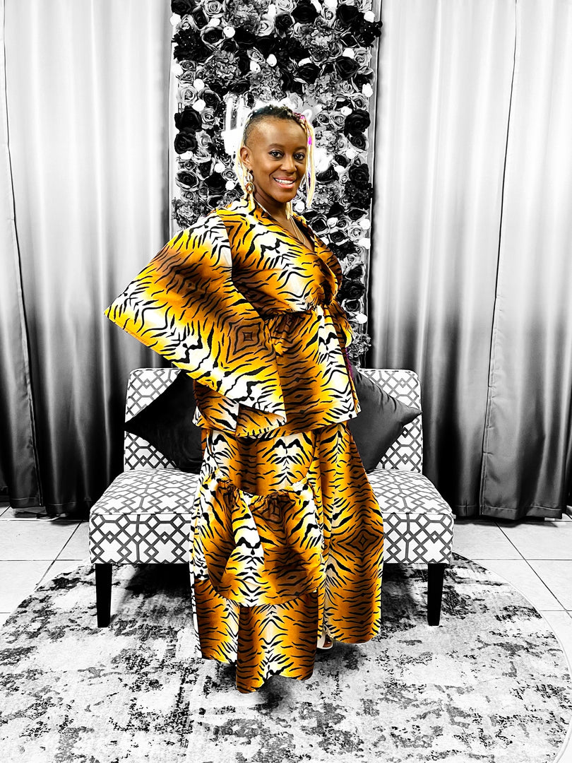 The Leopard Print Pant Set Dazzled By B