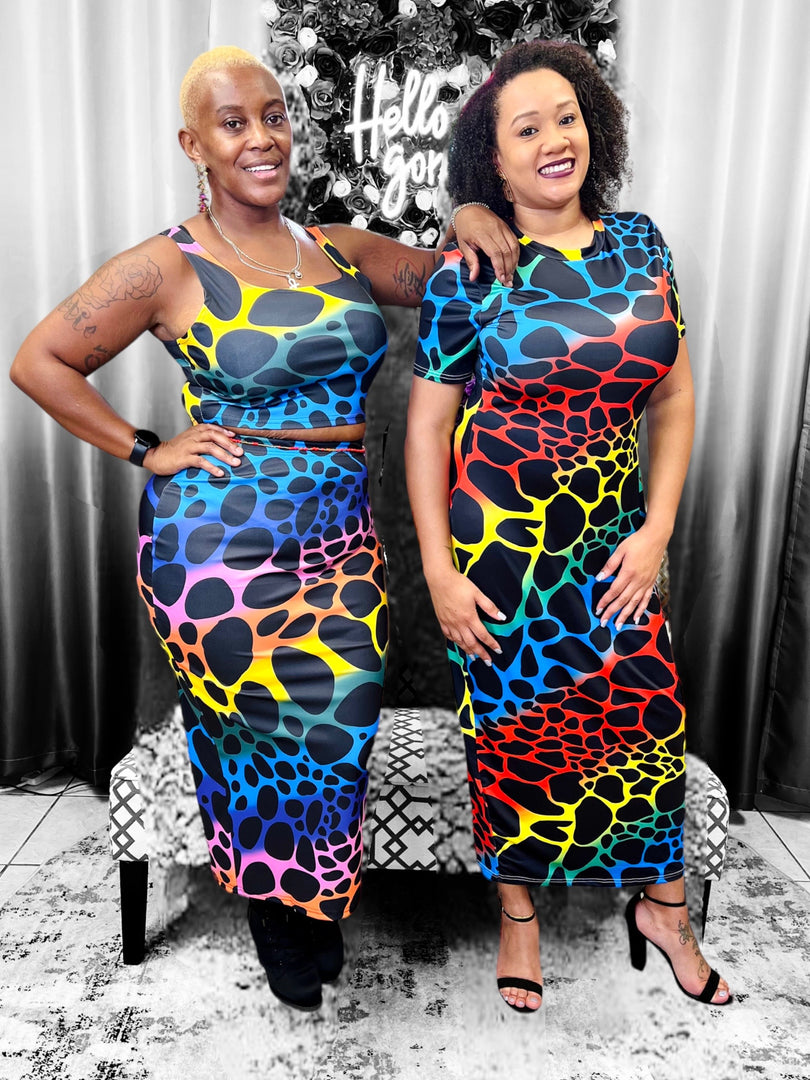 The Multi Color Dress Dazzled By B