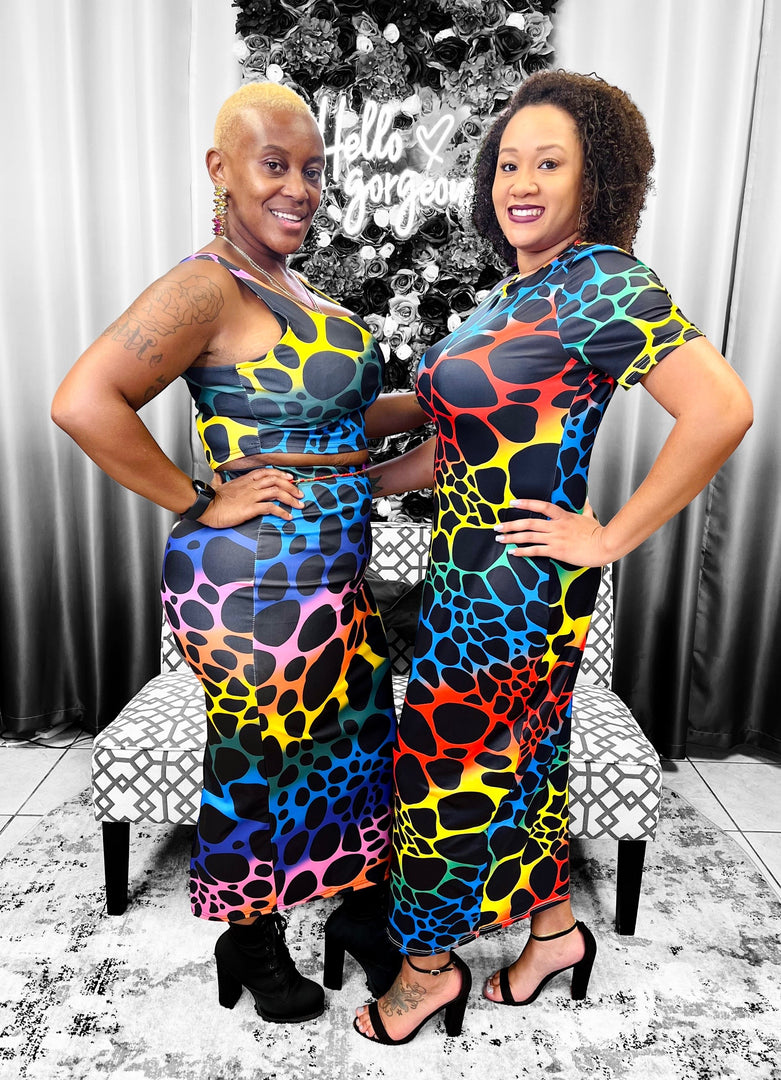The Multi Color Dress Dazzled By B