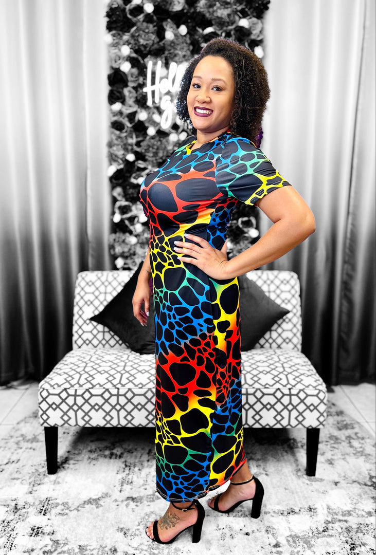 The Multi Color Dress Dazzled By B