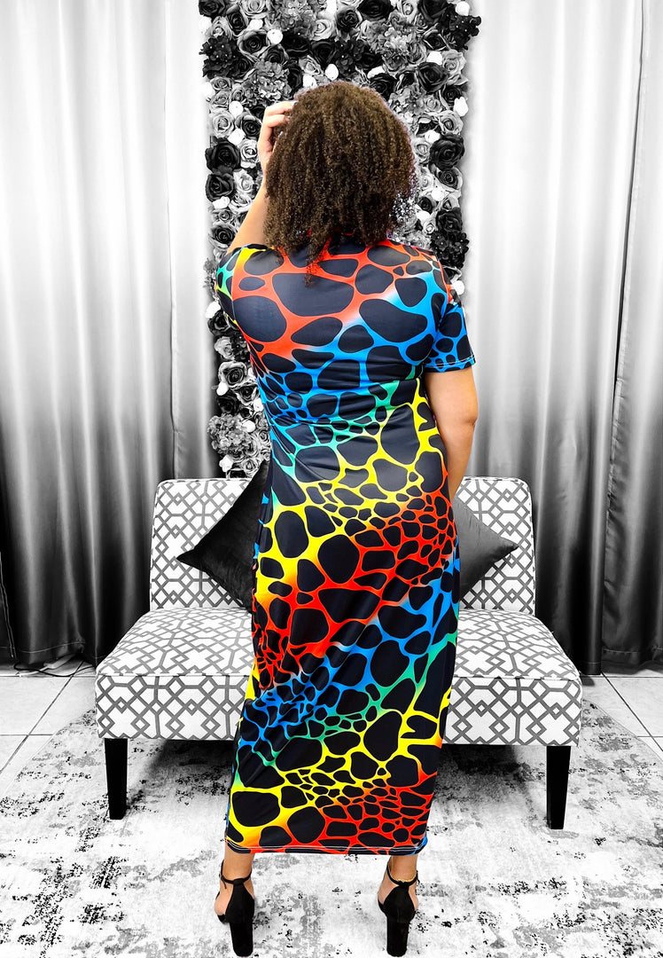 The Multi Color Dress Dazzled By B