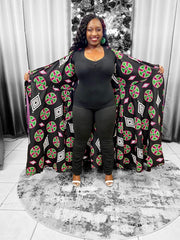 Print Wrap Dress Dazzled By B