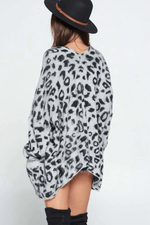 Load image into Gallery viewer, Animal Print Cardigan Dazzled By B
