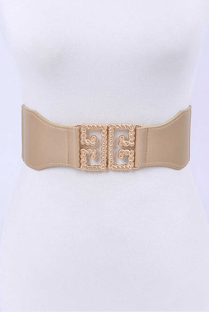Texture Buckle Belt - Multiple Colors Dazzled By B