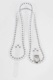 Studded Clear Fashion Belt - Multiple Colors Available Dazzled By B