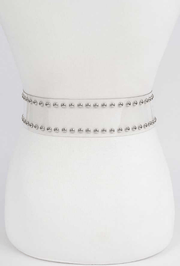 Studded Clear Fashion Belt - Multiple Colors Available Dazzled By B