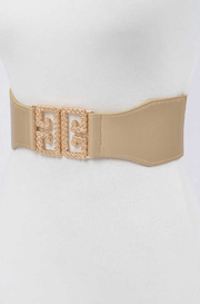 Texture Buckle Belt - Multiple Colors Dazzled By B