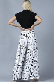 The Vogue Pants - White Dazzled By B