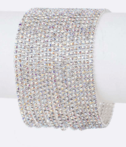 Layered Rhinestone Bracelet - Multiple Colors available Dazzled By B