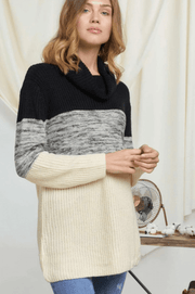 Color Block Sweater Dazzled By B