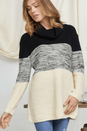 Color Block Sweater Dazzled By B