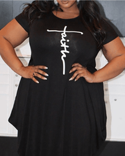 Faith Long Dress - Black Dazzled By B