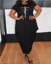 Faith Long Dress - Black Dazzled By B