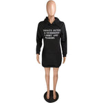 Load image into Gallery viewer, T-Shirt Dress with Hoodie - Multiple Colors Dazzled By B
