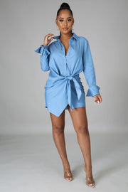 Tie Me Down Tunic Dress Dazzled By B