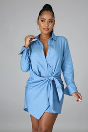 Tie Me Down Tunic Dress Dazzled By B