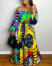 Graphic Maxi Dress Dazzled By B