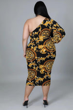 Load image into Gallery viewer, Elegancy at its best Dress Dazzled By B
