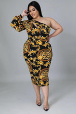 Load image into Gallery viewer, Elegancy at its best Dress Dazzled By B

