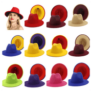 Grey/Red Fedora Dazzled By B