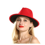 Load image into Gallery viewer, Red/Black Fedora Dazzled By B
