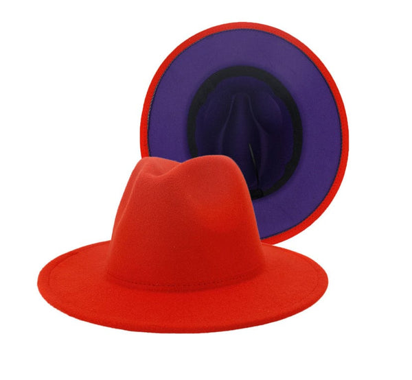 Red/Purple Fedora Dazzled By B