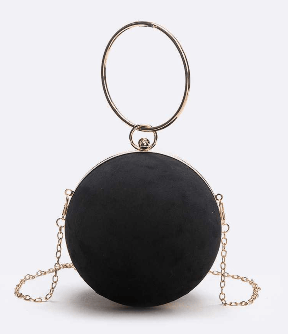 Peached Ball Pendant Bag Dazzled By B