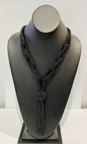 The Knotted Seed Bead Necklace - Multiple Colors Available Dazzled By B