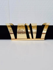 Gold Half Sleeve Bracelet Dazzled By B