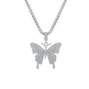 Large Butterly Necklace - Multiple Colors Available Dazzled By B
