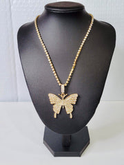 Large Butterly Necklace - Multiple Colors Available Dazzled By B
