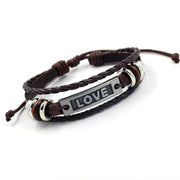 Leather Love Bracelet Dazzled By B