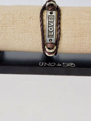 Leather Love Bracelet Dazzled By B