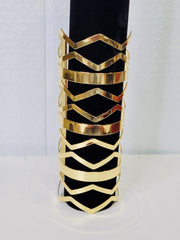 Gold Half Sleeve Bracelet Dazzled By B