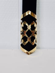 Gold Half Sleeve Bracelet Dazzled By B