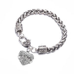 Load image into Gallery viewer, Heart Letter Bracelet Dazzled By B
