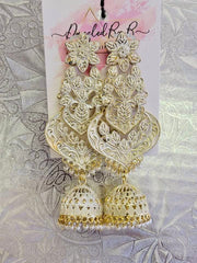 The Kamya Earrings - White Dazzled By B