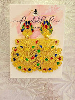 Load image into Gallery viewer, The Parul Earrings - Multi Color Dazzled By B
