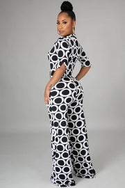 Chic Me Black & White Jumpsuit Dazzled By B