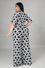 Chic Me Black & White Jumpsuit Dazzled By B