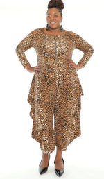Load image into Gallery viewer, Harem Jumpsuit Animal Print Dazzled By B
