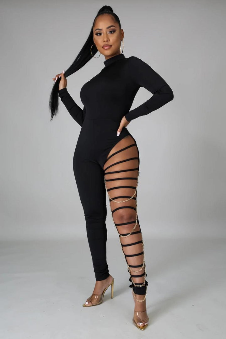 Show Some Skin Jumpsuit Dazzled By B