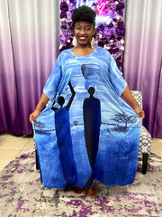 Hand Painted Kaftan Dress - Multiple Colors Available Dazzled By B
