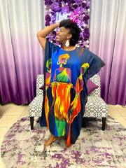 Hand Painted Kaftan Dress - Multiple Colors Available Dazzled By B