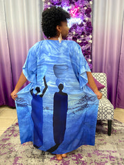 Hand Painted Kaftan Dress - Multiple Colors Available Dazzled By B