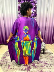 Hand Painted Kaftan Dress - Multiple Colors Available Dazzled By B